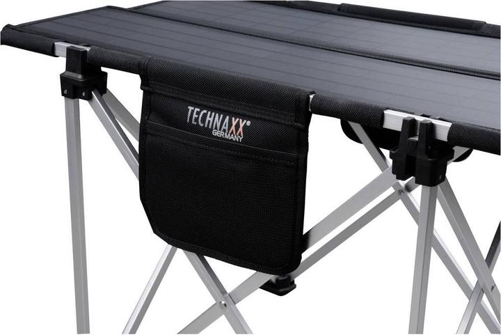 Actual product image Technaxx Foldable solar camping table 60W TX-252