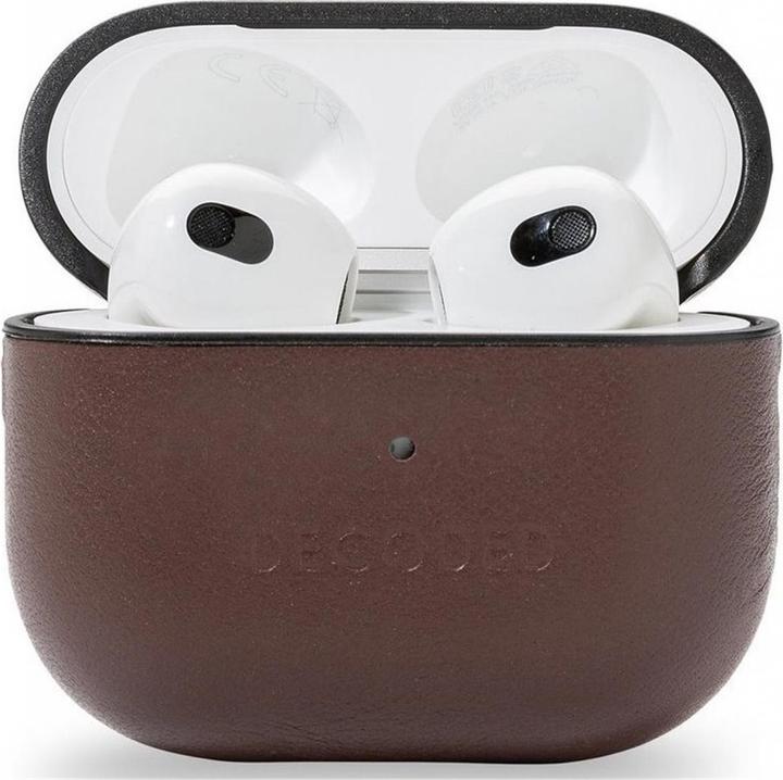 Produktbild Decoded Leather AirCase für Apple Airpods 3G (Kopfhörer Hülle)