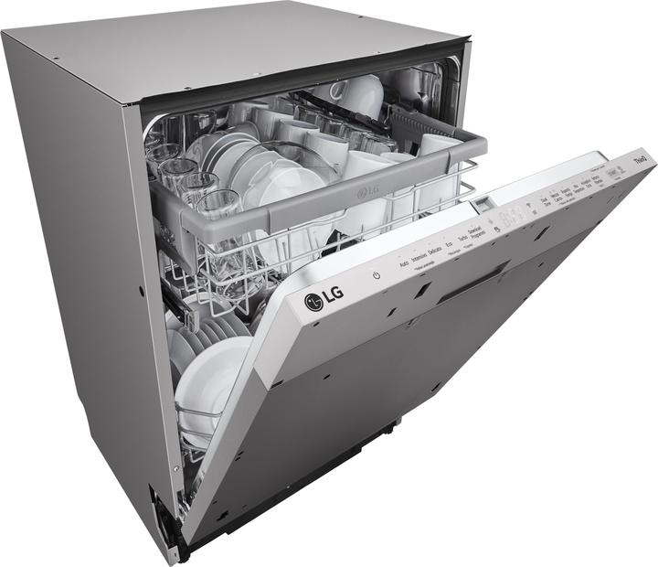 Produktbild LG QuadWash DB242TX Vollautomatischer Geschirrspüler Klasse D 46dB 14 Massgedecke Wi-Fi