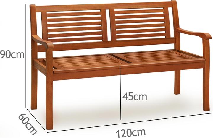 Actual product image Deuba Garden bench