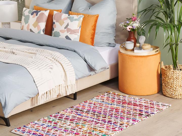 Actual product image Topeshop 80 x 150 cm multicolored ARAKLI cotton FLAKE (150 x 80 cm)