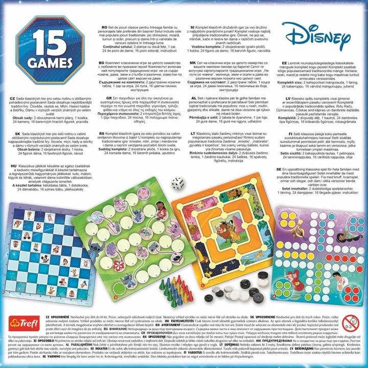 Immagine prodotto Trefl TR Set di giochi 15in1 Disney EST LV LT SWE FIN