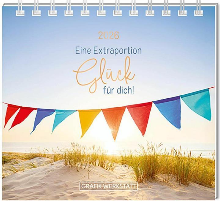 Actual product image Mini-Kalender 2026 Eine Extraportion Gl (11 x 10 cm, German)