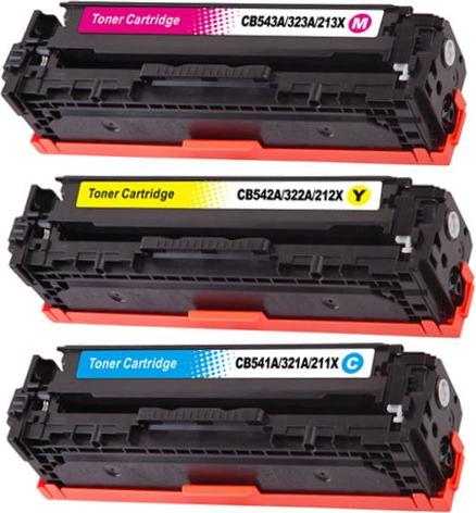 Actual product image Hermex Compatible toner for HP Color LaserJet CP1215 (M, Y, C)