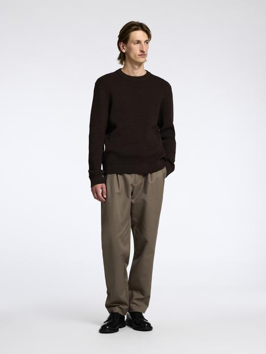 Produktbild Selected Homme Texturierter Pullover mit Rundhalsausschnitt (S)
