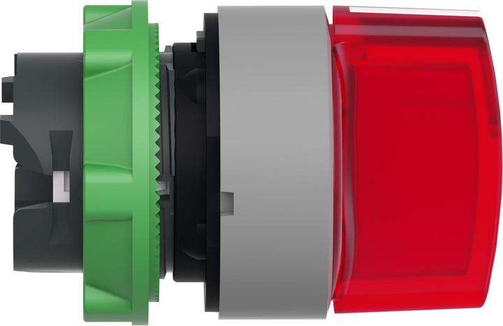Actual product image Schneider Electric Illuminated selector switch, front, plastic, ZB5AK1743C0