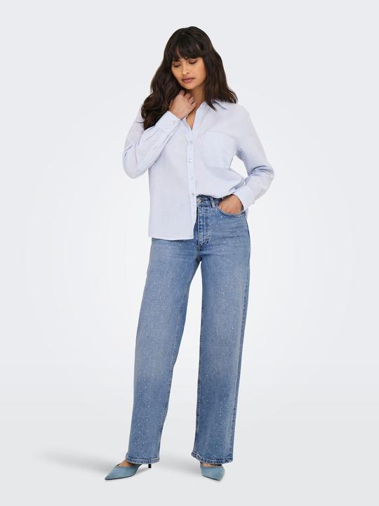 Produktbild Only ONLJUICY Hohe Taille Weiter Beinschnitt Jeans Jeans mit weitem Bein (27)