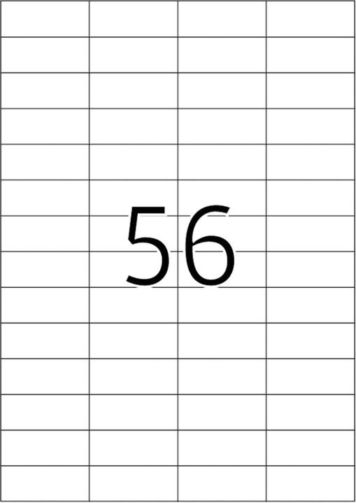 Actual product image Herma Universal labels A4