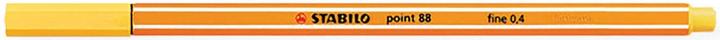 Actual product image STABILO point 88 Fineliner (Yellow, 1 x)