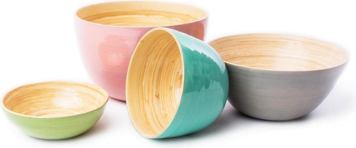 Actual product image Albert L. dot) Bamboo fruit bowl lime green 30 x 5.5 cm (1 x)