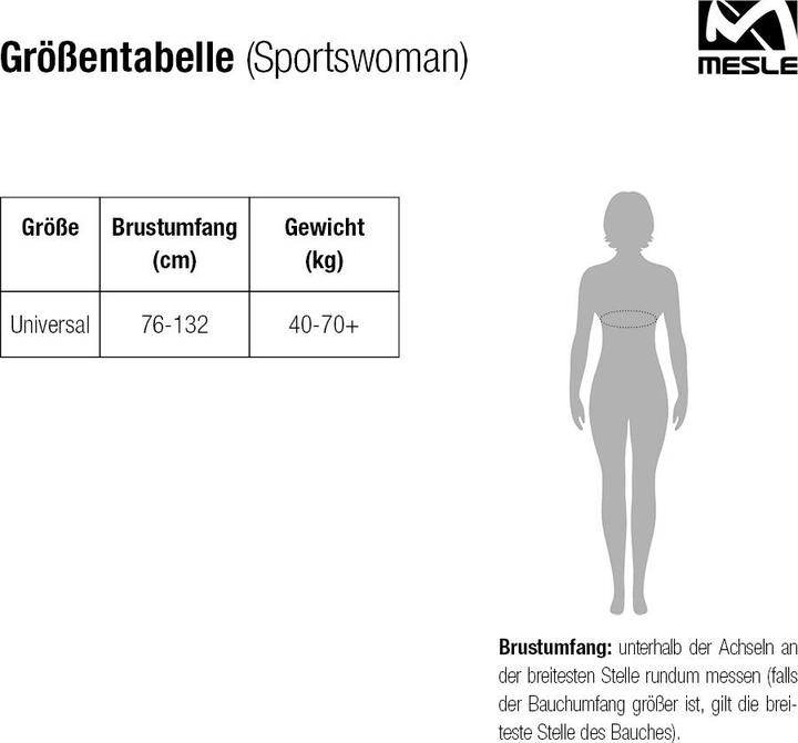 Produktbild Mesle Sportswoman (One Size, 40 - 70 kg)
