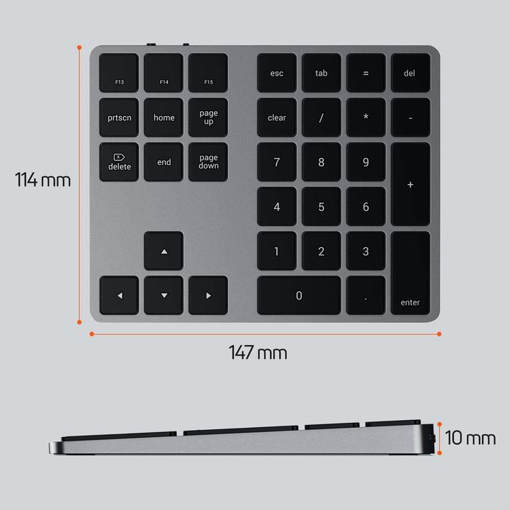 Actual product image Satechi Aluminium Extended Keypad (DE, Wireless)