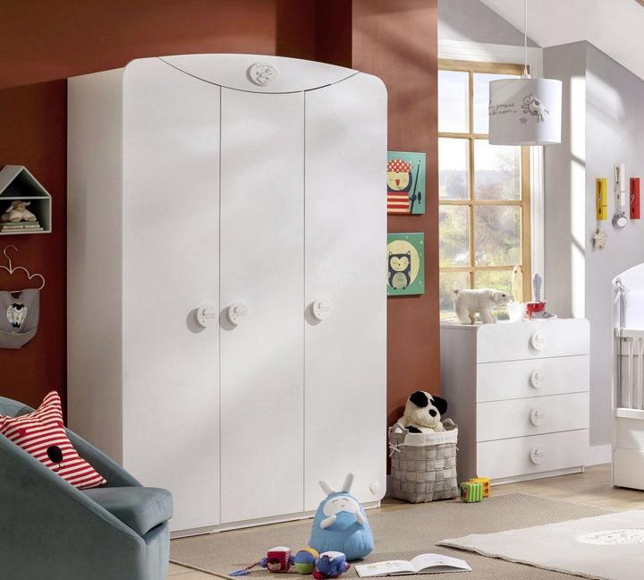 Actual product image Cilek Baby Cotton wardrobe 3-door (132 cm)