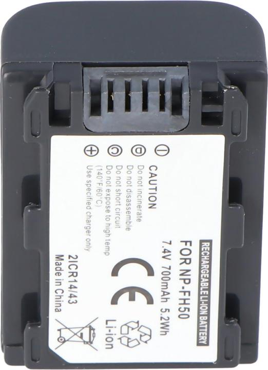 Immagine prodotto AccuCell Batteria NP-FH50 di Sony, serie H (Accumulatore di carica elettrica)