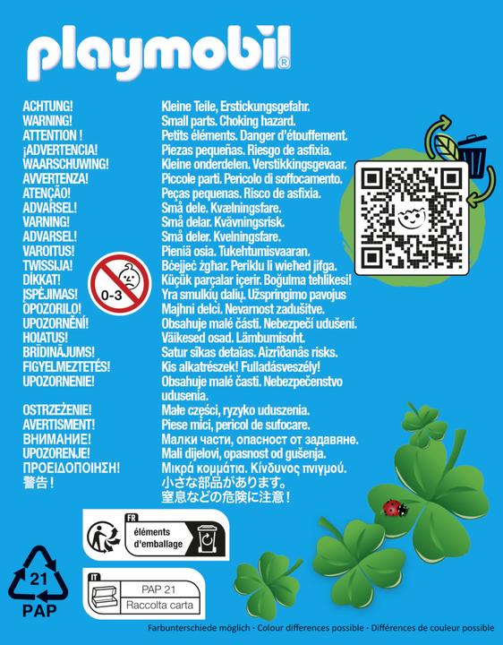 Image du produit Playmobil Ramoneur avec trèfle à quatre feuilles (9296)
