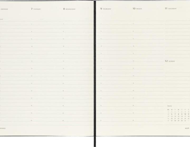 Image du produit Moleskine Calendrier de notes (19 x 25 cm, Anglais)