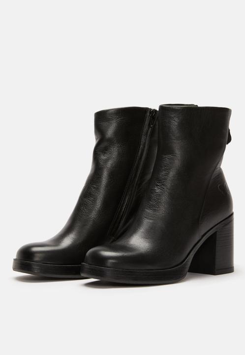 Produktbild Felmini VALERIA D574, der Stiefel mit Absatz von, ist aus schwarzem Leder gefertigt und bietet einen (40)