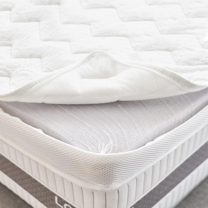 Image du produit Loberon Topper Danisar blanc (90 x 200 cm)