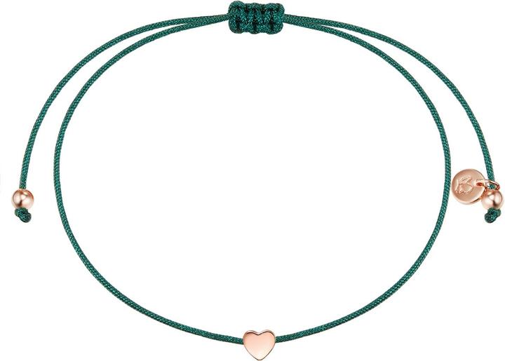 Produktbild Glanzstücke München Damen Herz Sterling Silber roségold 15,0 - 22,0 cm, flexibel einstellbar - 10108 (22 cm, Sterling Silber)