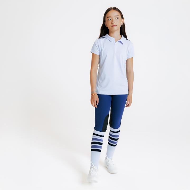Immagine prodotto Fouganza Reit-Poloshirt Club kurzarm lila (8, 9, 10)