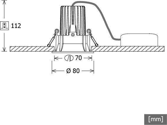 Immagine prodotto LTS Faretto da incasso a LED (1100 lm)