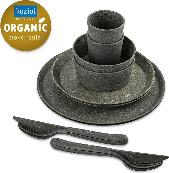 Produktbild Koziol Geschirrset 10tlg.grau (10 Stück)