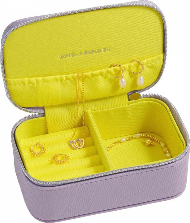 Actual product image Estella Bartlett Mini jewellery box "Rings and Things" purple