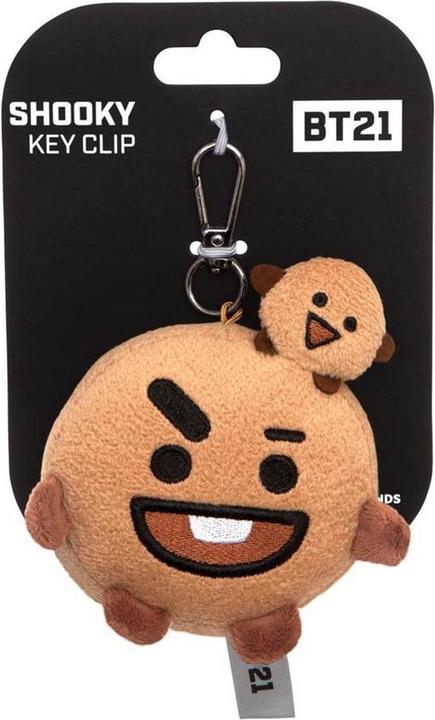 Actual product image Line Friends BT21 keychain - plush SHOOKY keychain