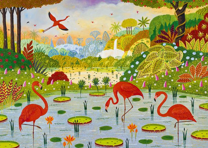 Immagine prodotto Pieces & Peace Puzzle 1000 pezzi Fenicotteri dei Caraibi (1000 pezzi)