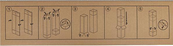 Actual product image kaiserkraft Telescopic shipping sleeve (40 x)