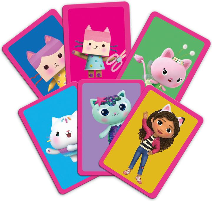 Actual product image Winning Moves Gabby's Dollhouse Top Trumps Match - The Crazy Cube Game (French)