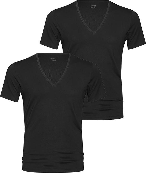 Produktbild Mey 2er Pack Dry Cotton T-Shirt mit V-Ausschnitt (4XL)
