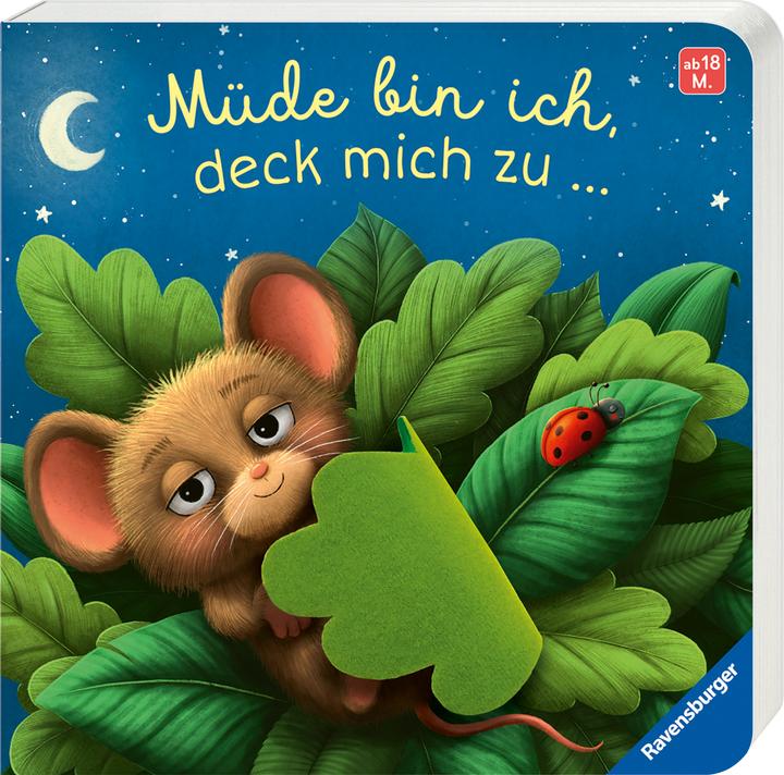 Ravensburger Sono stanco, rimboccami le coperte - un libro pratico per accarezzare, cullare e coccolare (Tedesco)