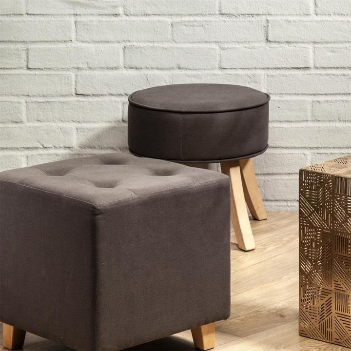 Produktbild Home Deco Factory hippolyte hocker grau