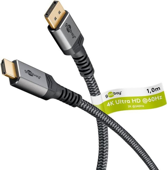Actual product image Goobay DisplayPort - HDMI (Type A) (1 m, DisplayPort)
