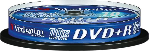 Produktbild Verbatim Dvd+R (10 x)