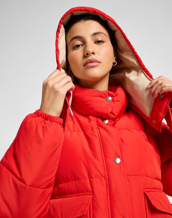 Actual product image Lee Quilted jacket Hooded Short Puffer (L)