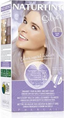 Naturtint Silberne biobasierte Permanent Coloration mit violetten Tönen 170ml (Silber)