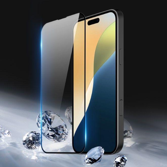 Actual product image Dux Ducis Armoured glass 10D (1 Piece, Apple iPhone 16 Plus)