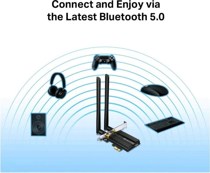 Produktbild TP-Link Archer TX50E Wi-Fi 6 PCIe-Adapter AX3000 Bluetooth 5.0 (PCIe)