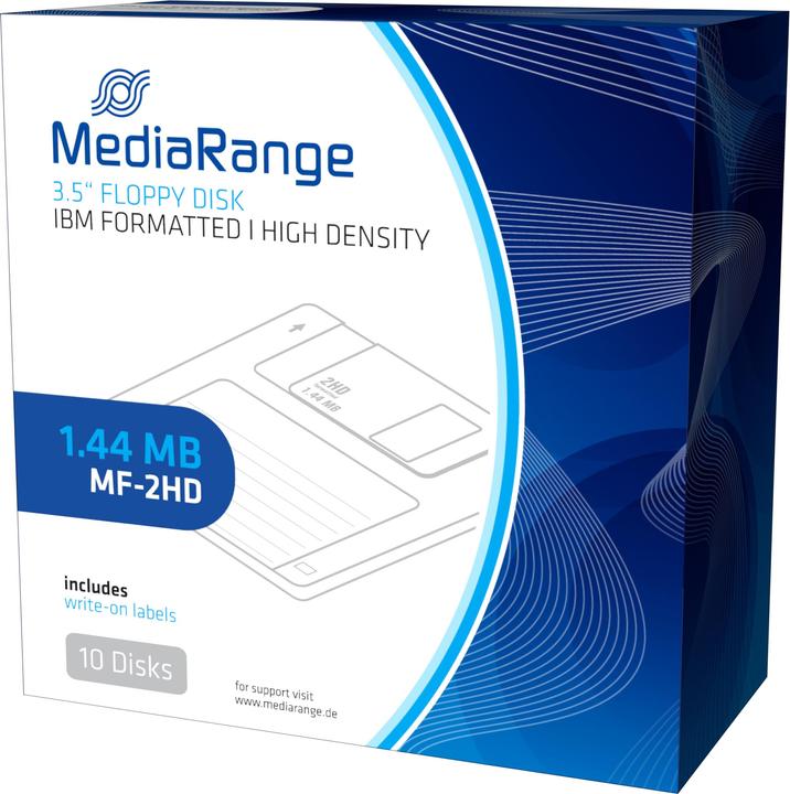 Actual product image MediaRange MR200 Floppy Disks 3.5" (10 x)