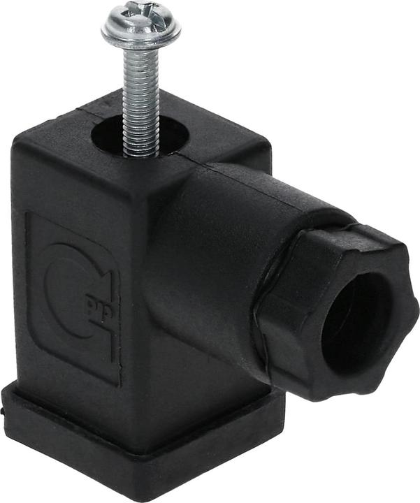 Image du produit Kalitec 5 Stück Ventilstecker Bauform C schwarz 4 polig I Kontaktfläche 15,5 x 15,5 mm² I PG7 I Kont