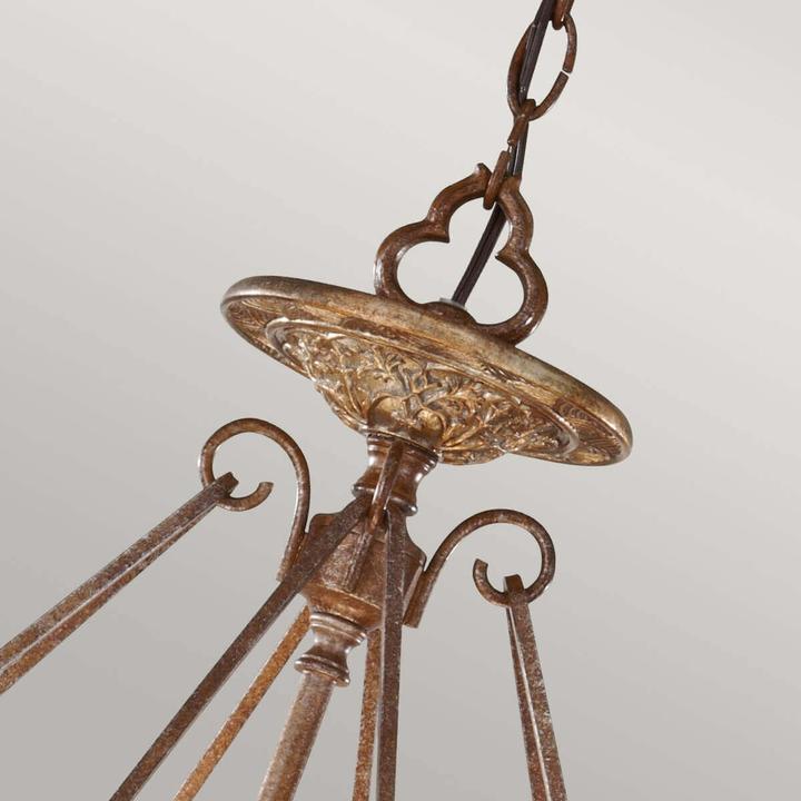 Produktbild Elstead Lighting Marcella Hängeleuchte E27 3-fach Britische Bronze, oxidierte Bronze (E27)