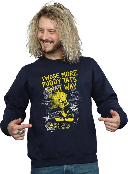 Produktbild Looney Tunes Tweety Pie More Puddy Tats Sweatshirt (L)