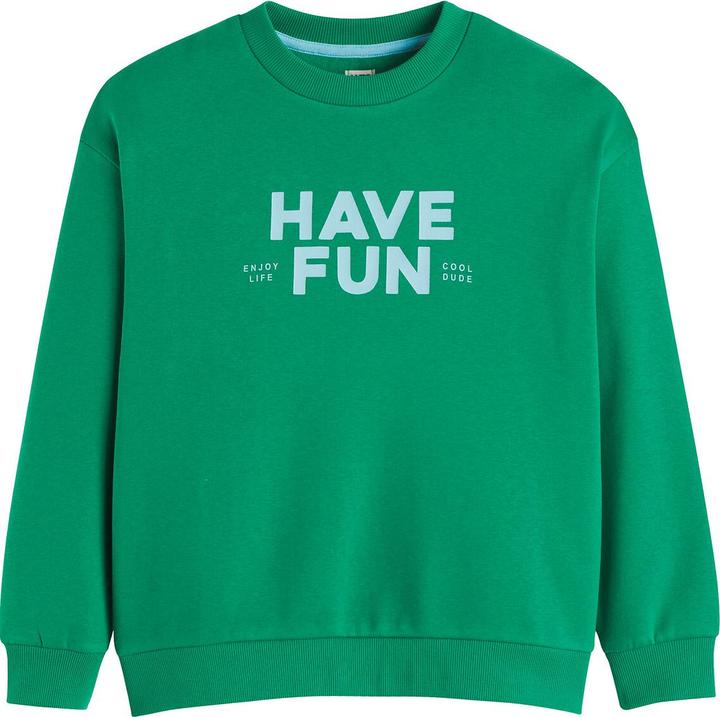 La Redoute Collections Oversized Sweatshirt mit Rundhals und Messageprint (102)