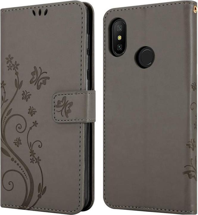 Actual product image Cadorabo Flower Book Cover (Xiaomi Redmi Note 6 Pro)