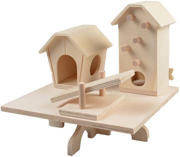 Immagine prodotto Duvoplus Area giochi in legno per roditori