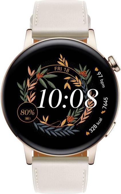Actual product image natelo Watch GT3 Elegant (42 mm, Plastic, Steel, A / Like new)
