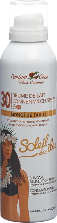Immagine prodotto Soleil des Îles Latte solare spray SPF30 al cocco (Spray solare, SPF 30, 150 ml, 198 g)