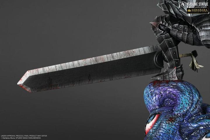 Actual product image Kitsune Statue Berserk Akihabara Legend Figure PVC Statue 1/8 Guts (Berserk Armour) 26 cm
